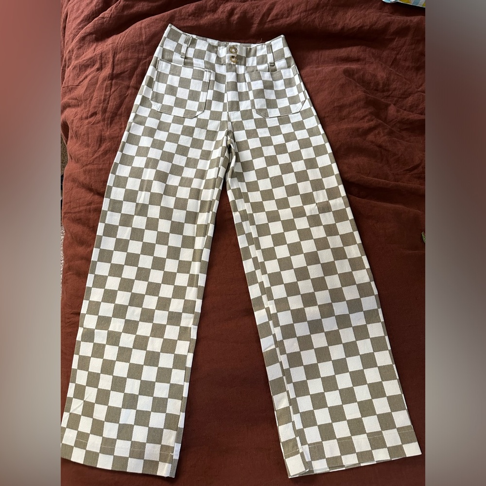 Paper moon checkered pants! Size small.